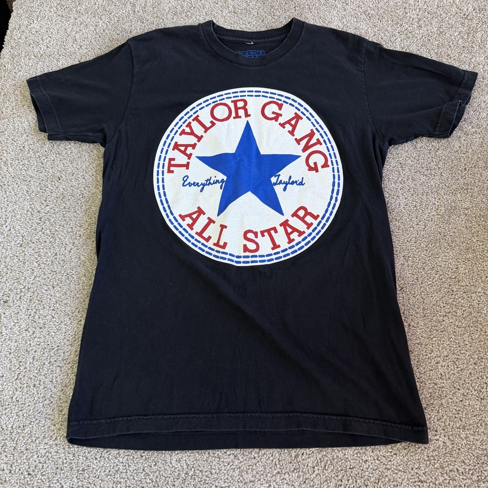 Fresh Brand Shirt Mens Large Black Taylor Gang All Star Tee T-Shirt Hip Hop